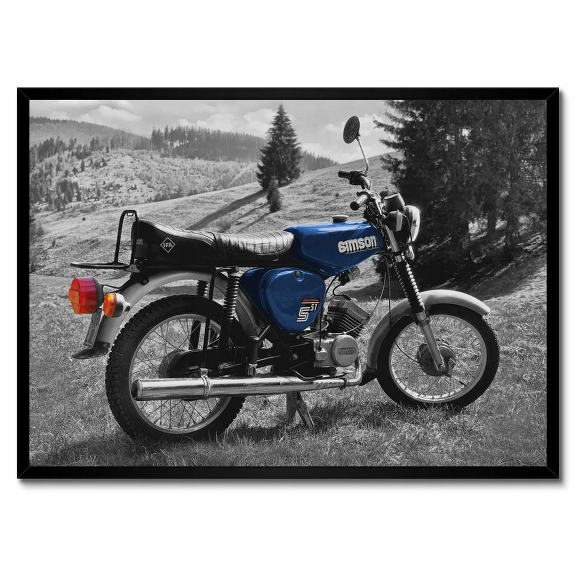 Plakáty v rámu 70x50 Simson S51 Electronic