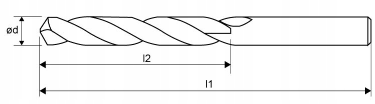 WIERTŁO NWKA DIN338 FESTA HSS SZLIFOWANE 12mm 1SZT Marka Festa