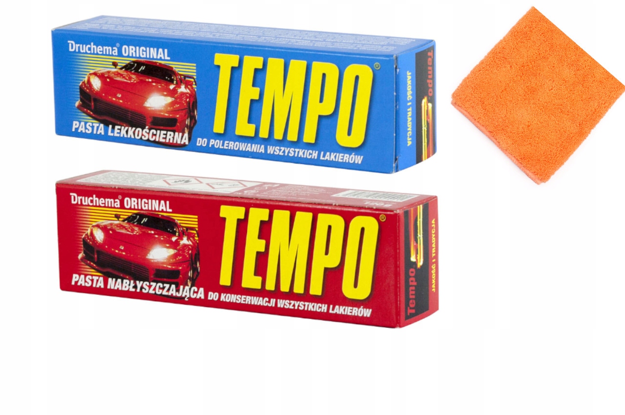 

Zestaw Tempo Pasta Lekkościerna I Nabłyszczająca