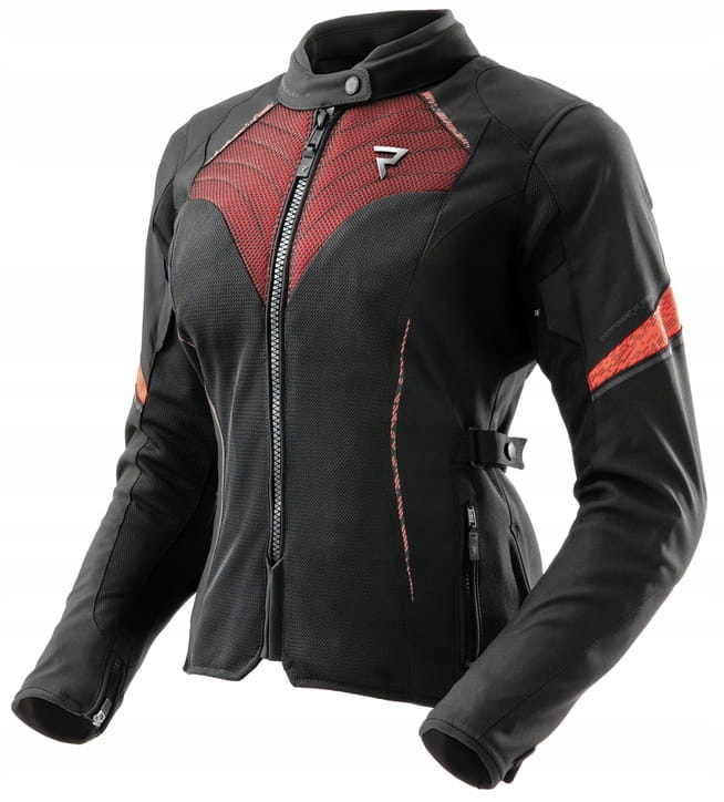 Rebelhorn Jax Black Red Dámska Textilná Motocyklová Bunda S