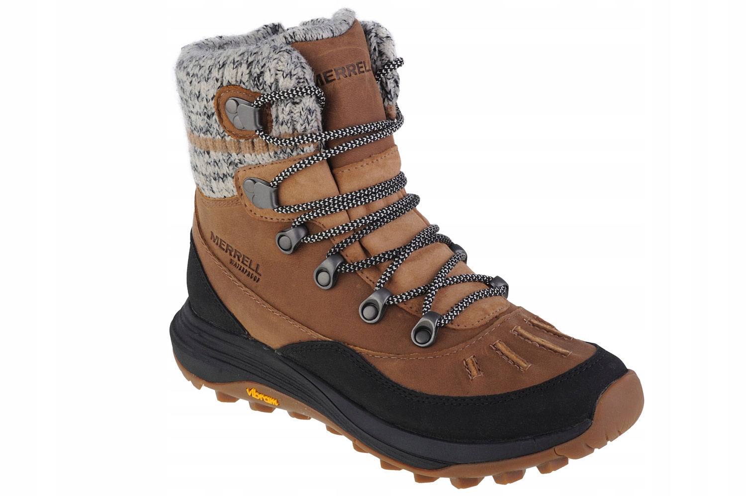 Merrell Siren 4 Thermo Demi Zip Wp (37) Dámské zimní boty Nubuk Hnědá