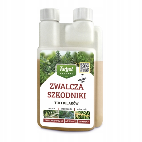 

Target Emulpar 940EC na szkodniku iglaków tuja 250