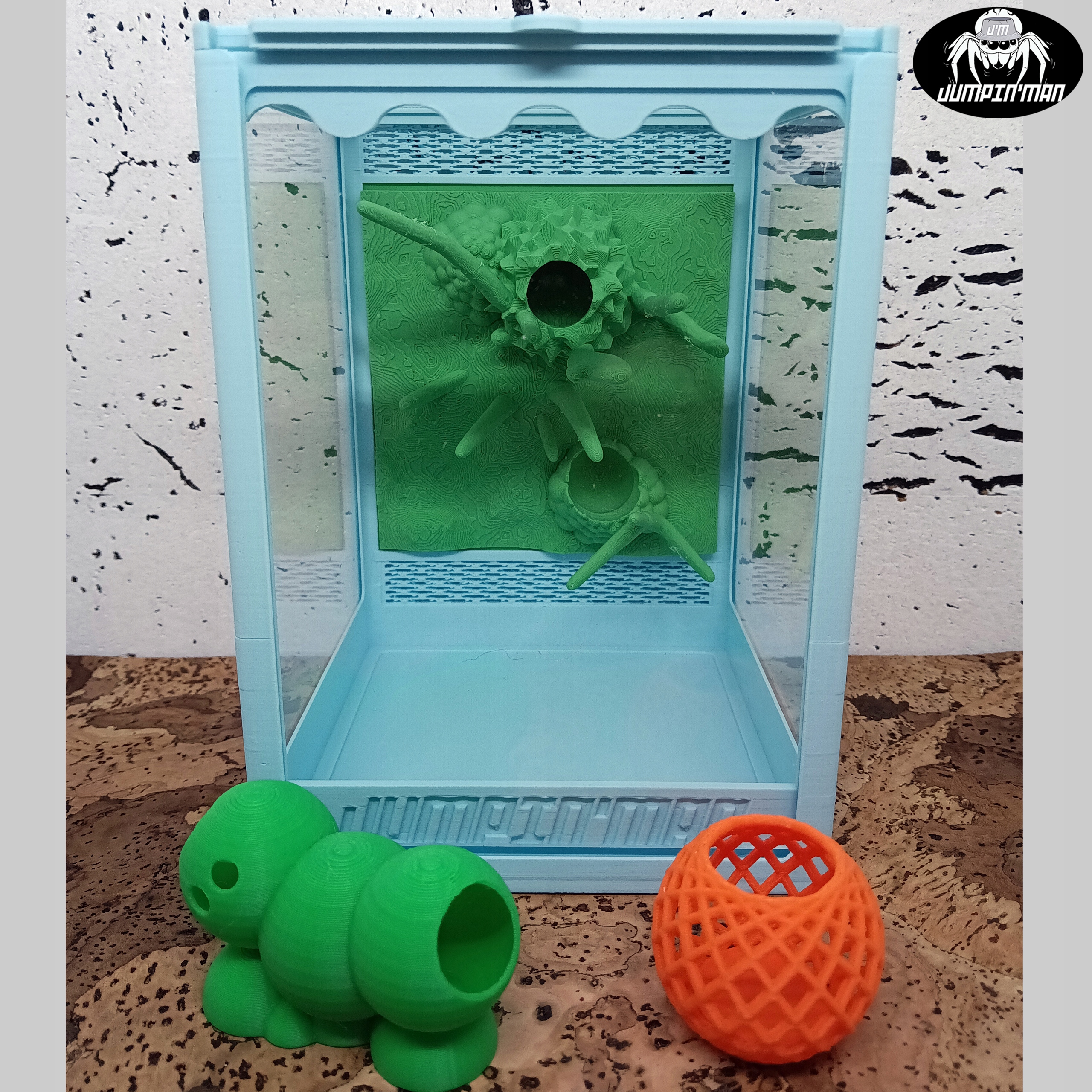 Terárium 15 x 10.6 x 10.6 cm Gilotina Příslušenství pro skákací pavouky apod.