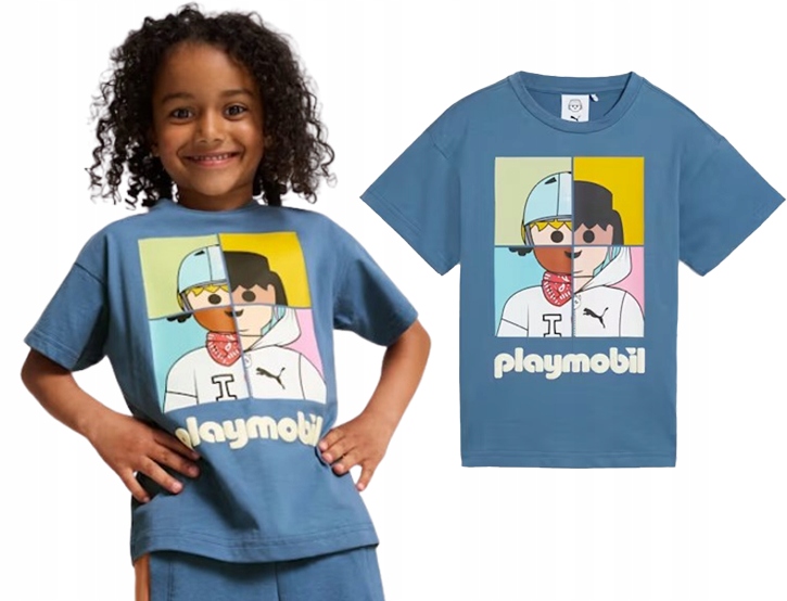 Koszulka bawełniana dla dzieci Puma Playmobil 627394 24 t-shirt 110