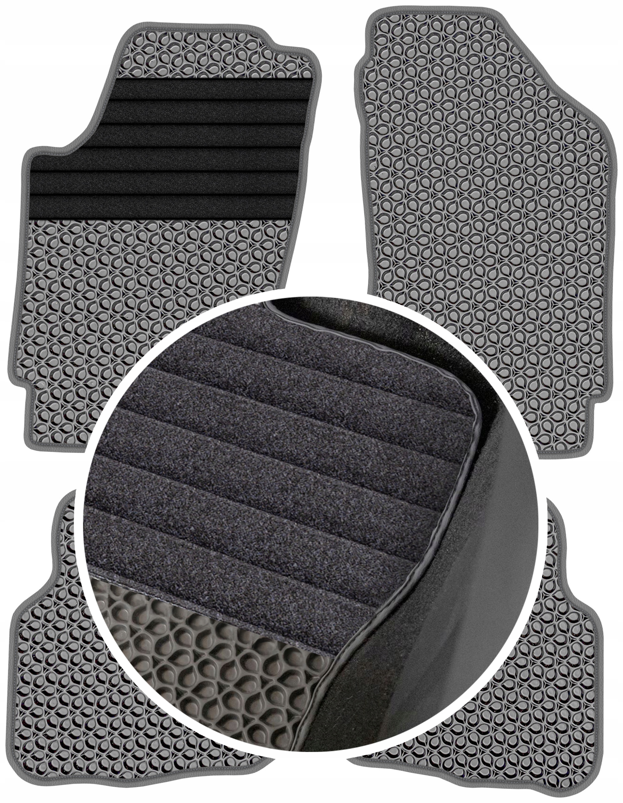 Volkswagen Fox Hb 2005-2011 Gumové rohože do auta Eva Eternity