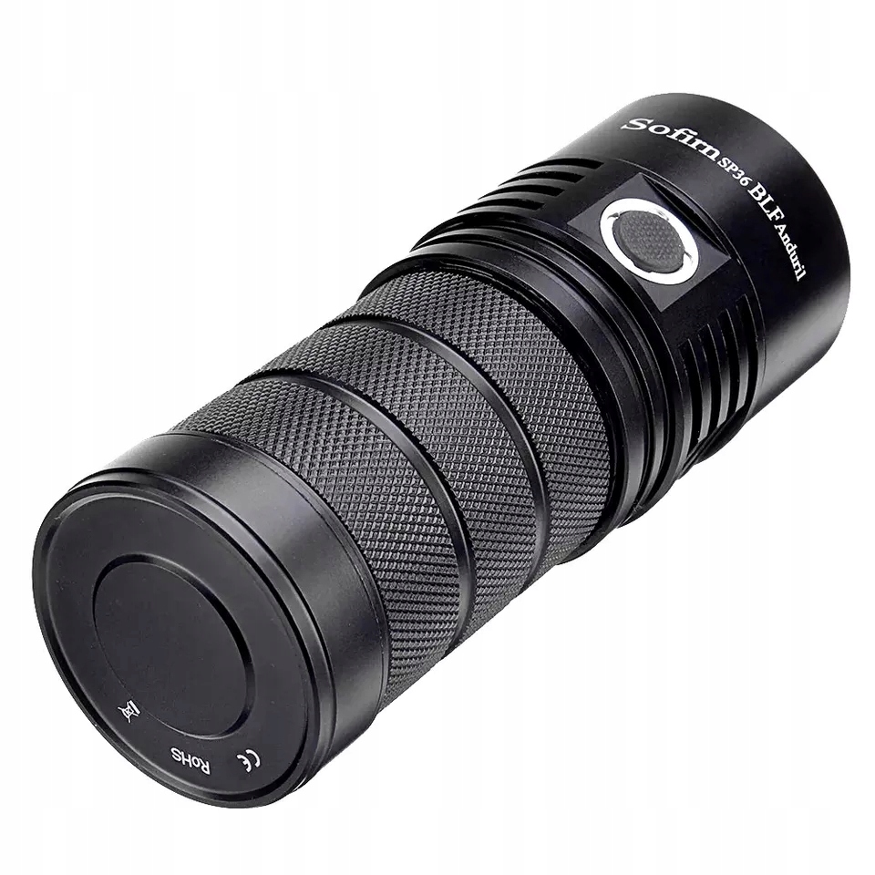 Latarka duża moc Sofirn SP36Pro Anduril 2.0 + 3 akumulatory Stan opakowania oryginalne