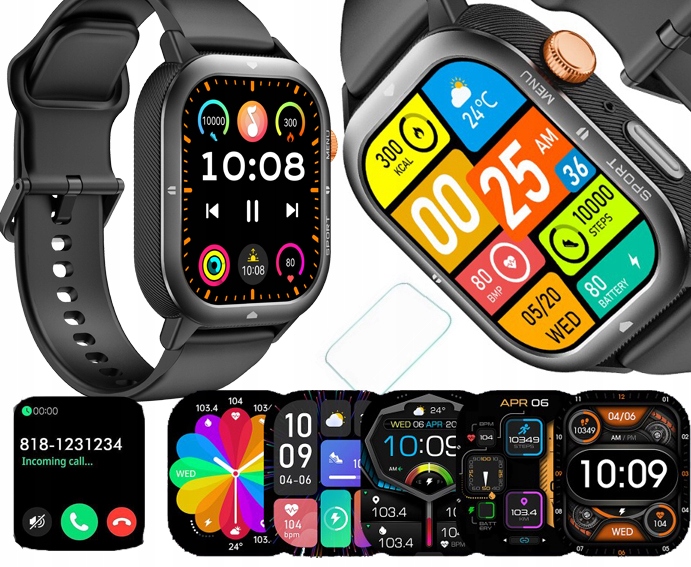Cubot U1 Ai Okosóra Sport Karóra Férfi Pulzus Telefonhívások