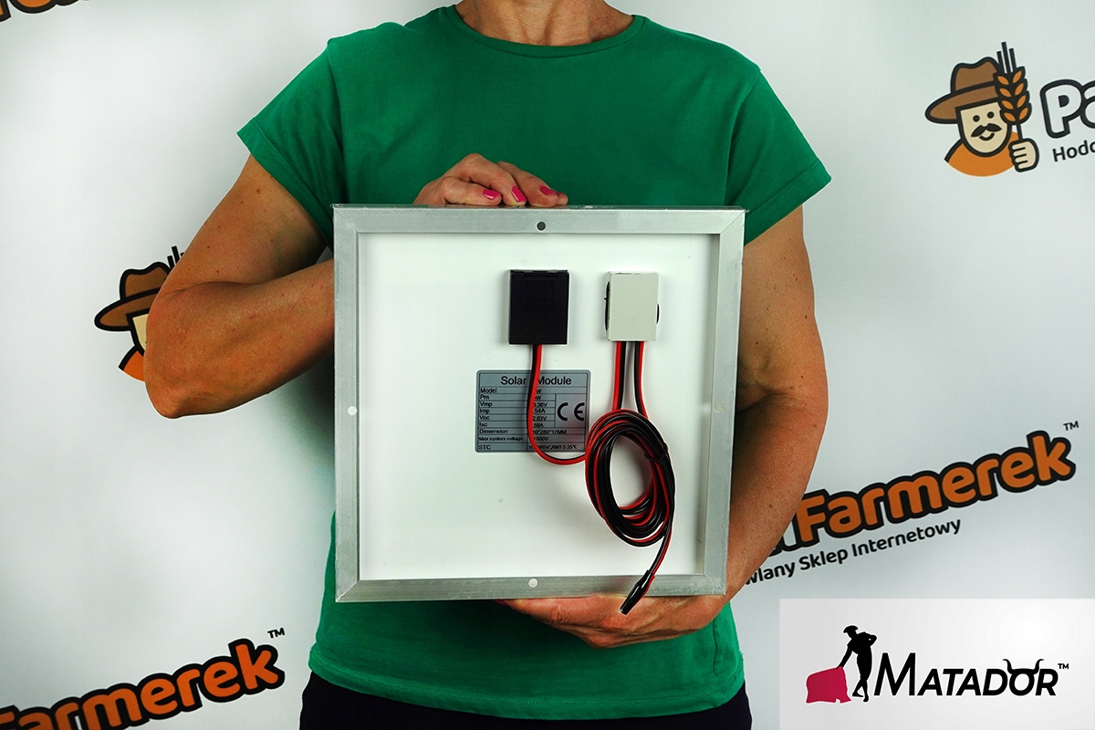 Pastuch Elektryczny Solarny Ładowarka do ładowania Akumulatora PANEL 10W Kod producenta PASTUCH SOLAR ŁADOWARKA AKUMULATOR