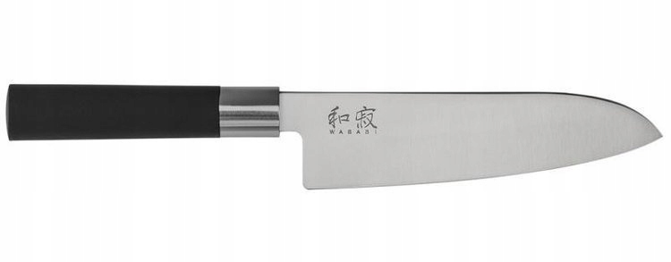 Nóż Santoku 16 cm KAI Wasabi Black