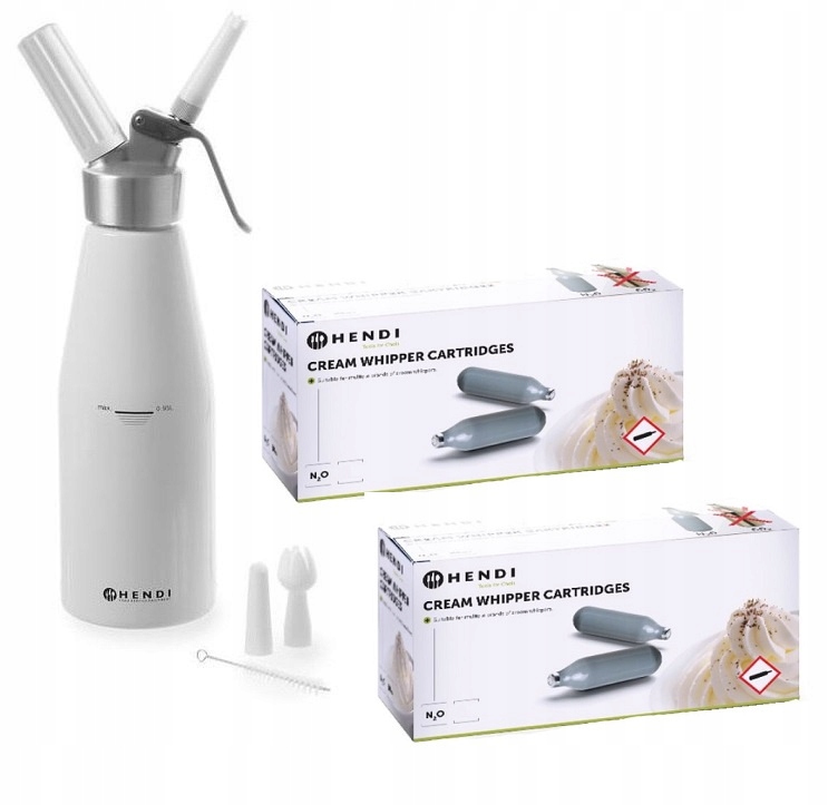 

Syfon do bitej śmietany 48 naboi Hendi 588369