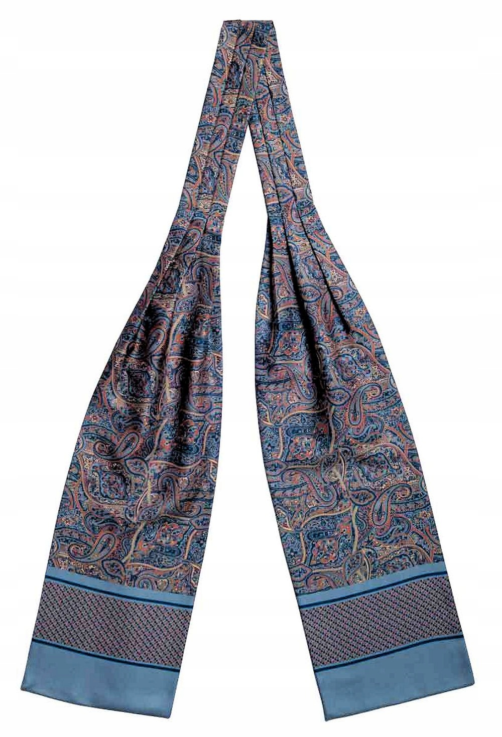 Elegantní pánský hedvábný kožešinový vzor – Příběh snů – Barevný, orientální vzor