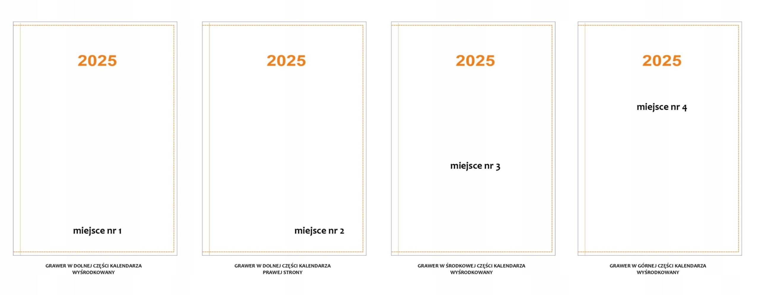 KALENDARZ DZIENNY A4 TERMINARZ 2025 KSIĄŻKOWY NOTES PLANER SZARY TWOJE LOGO Kalendarz na rok 2025