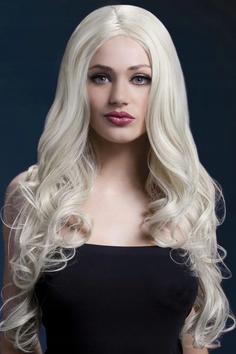 Blond Paruka Dlouhé vlasy Pofessional Deluxe