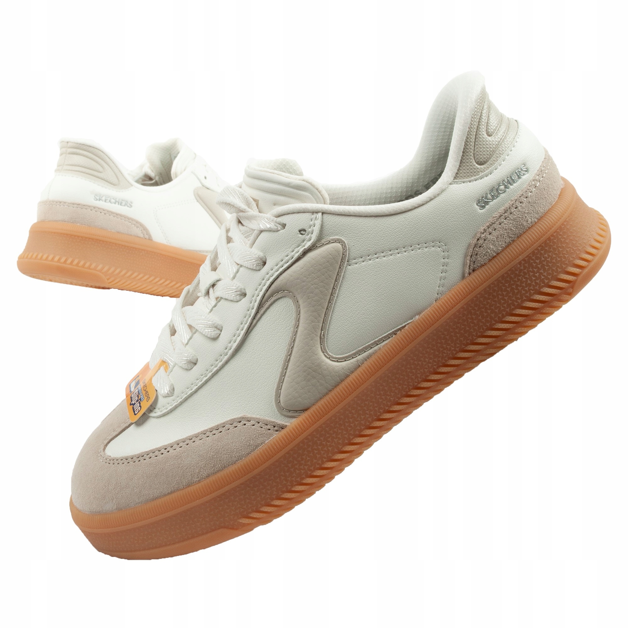 Dámské sportovní tenisky Skechers Lifted Luxe vel.40 ecru Slip-Ins