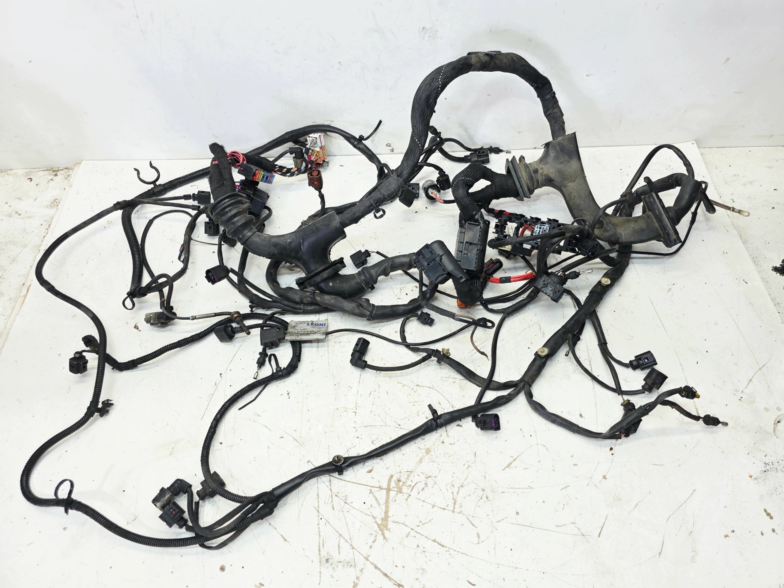 bundle motor wiring AUDI A6 C6 LIFT 3.0 TDI CDY 4F1971072PD 2/26