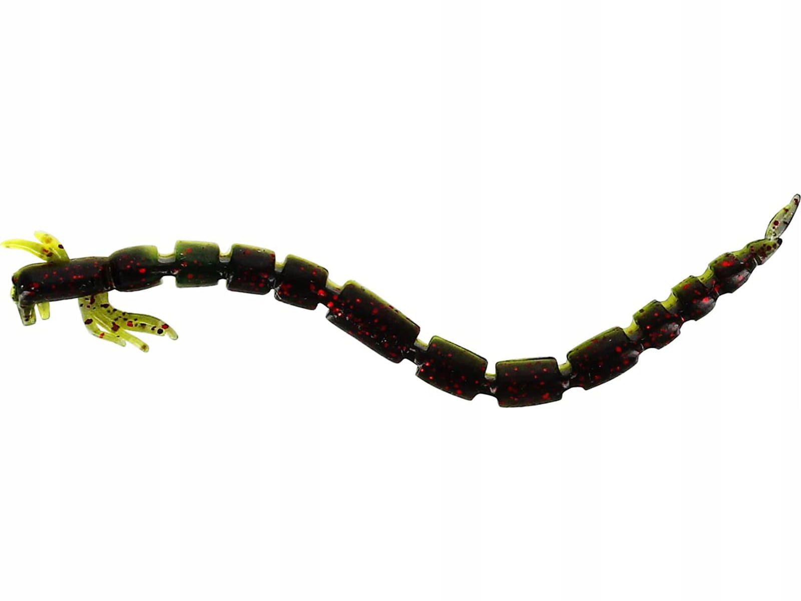 Westin BloodTeez Worm 5.5cm Black/Chartreuse