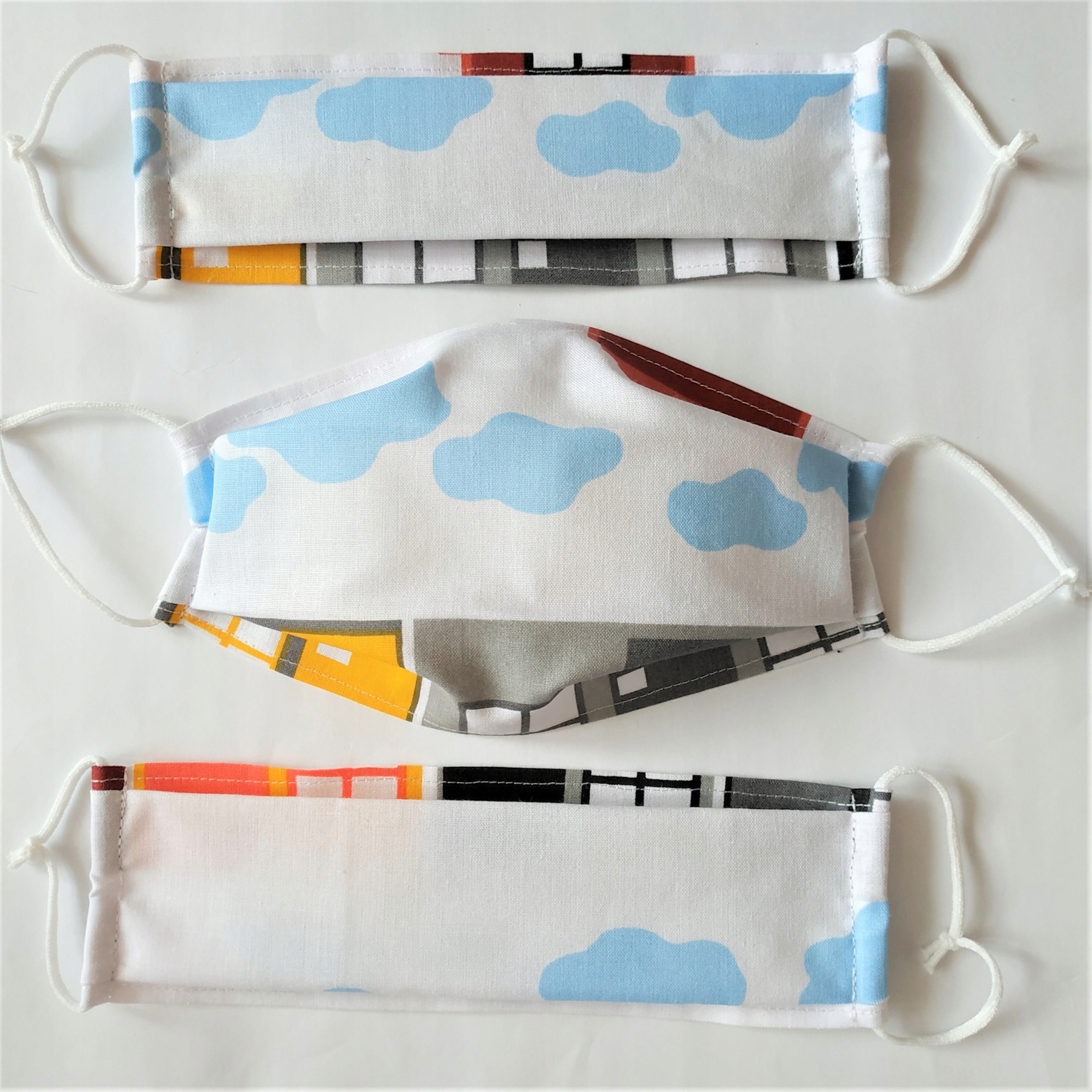 

Maseczka dla chłopca do szkoły niebo zestaw 3szt