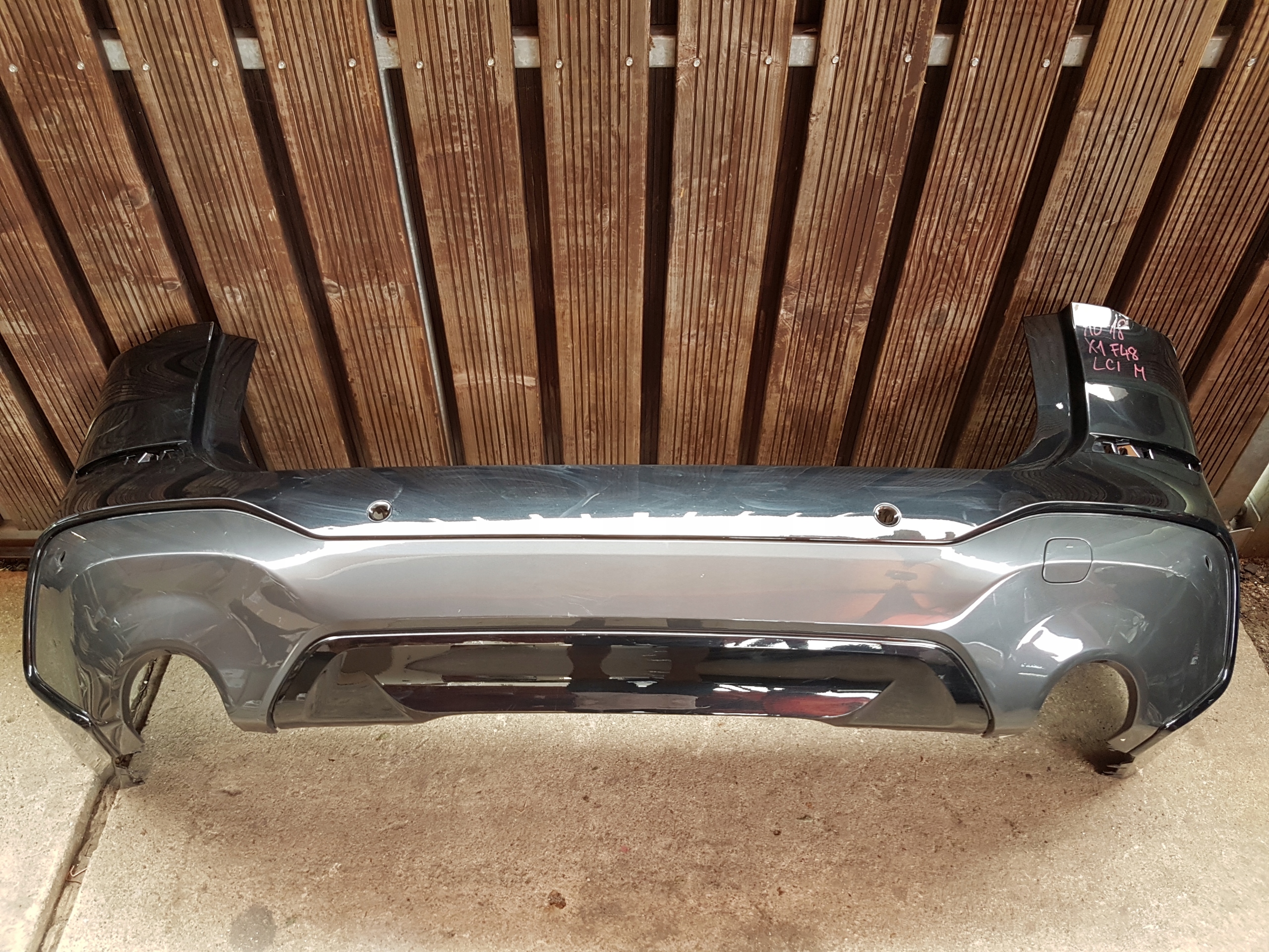 bumper rear BMW X1 F48 LCI m-packet