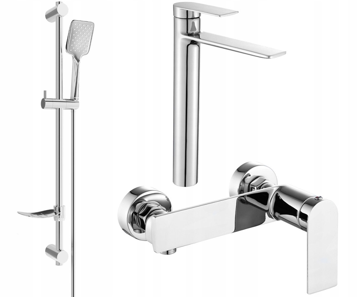 Mexen Zero DF62 Chromová Sprchová Souprava s Mosaznou Baterií