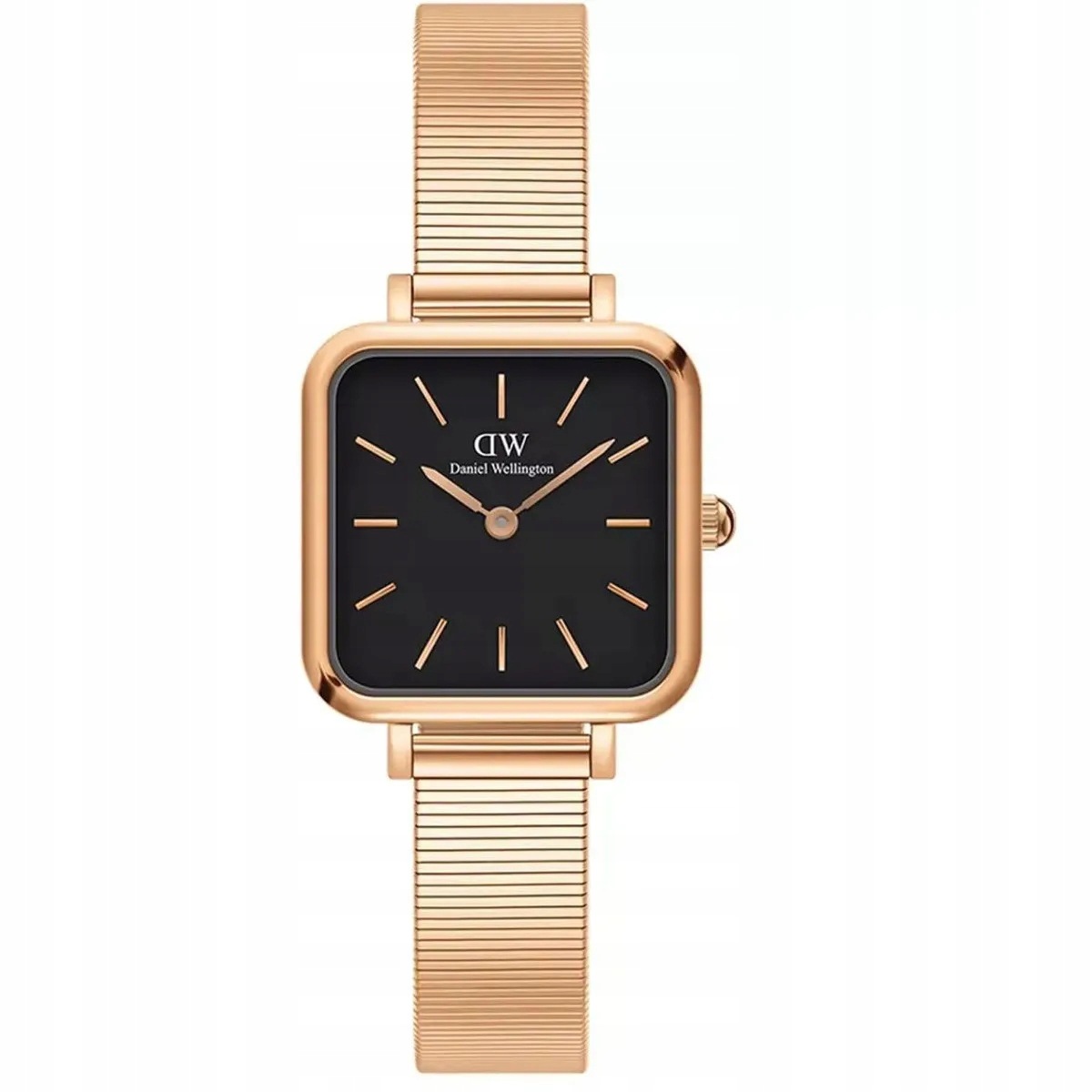 Zegarek Daniel Wellington Quadro Studio DW00100518 22mm różowe złoto z