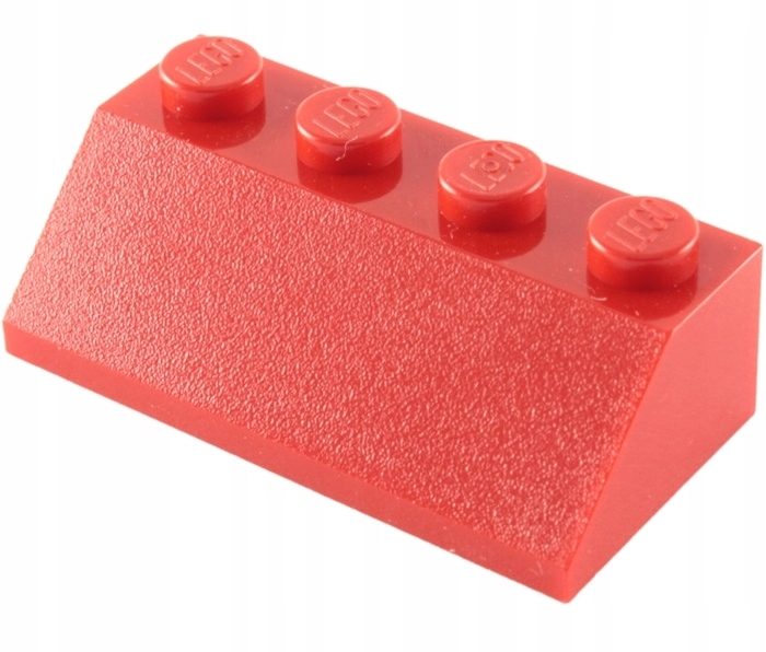 

12870 Lego 3037 303721 - skos 45 2x4 czerwony 1szt