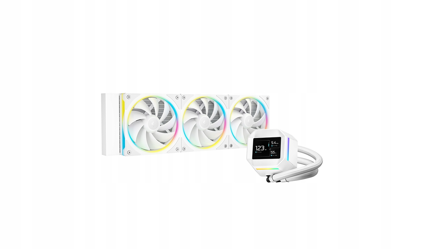 Chłodzenie wodne Deepcool LM360 White efektywne chłodzenie procesora