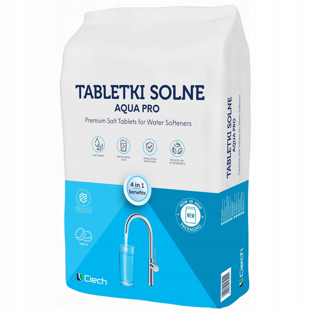 

Sól Tabletki Solne Zmiękczacz Wody Uzdatniacz 20KG