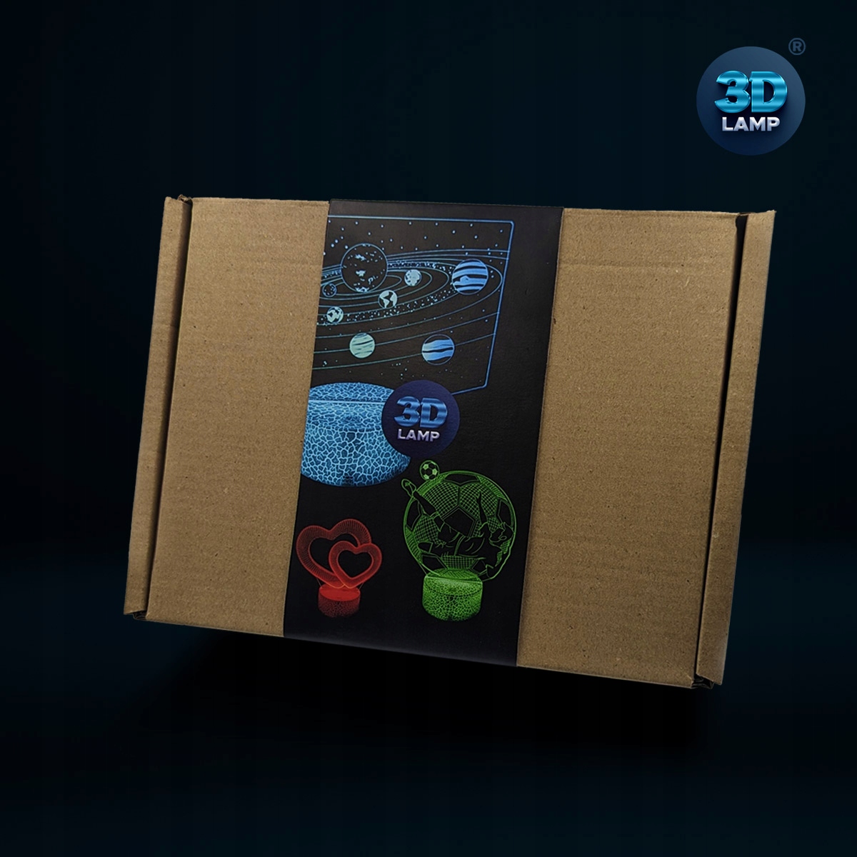 Lampka nocna Piłkarz wolej 3D LAMP LED Rodzaj gwintu zintegrowane źródło LED