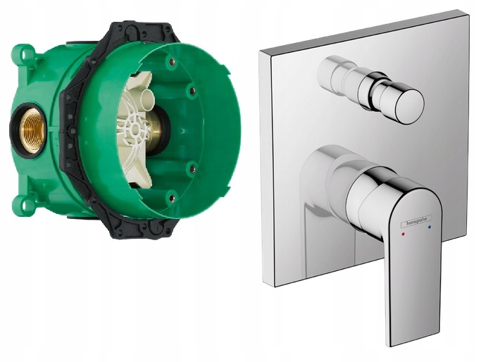 Podomítkový prvek Hansgrohe iBox baterie Vernis Shape Chrom 71468000