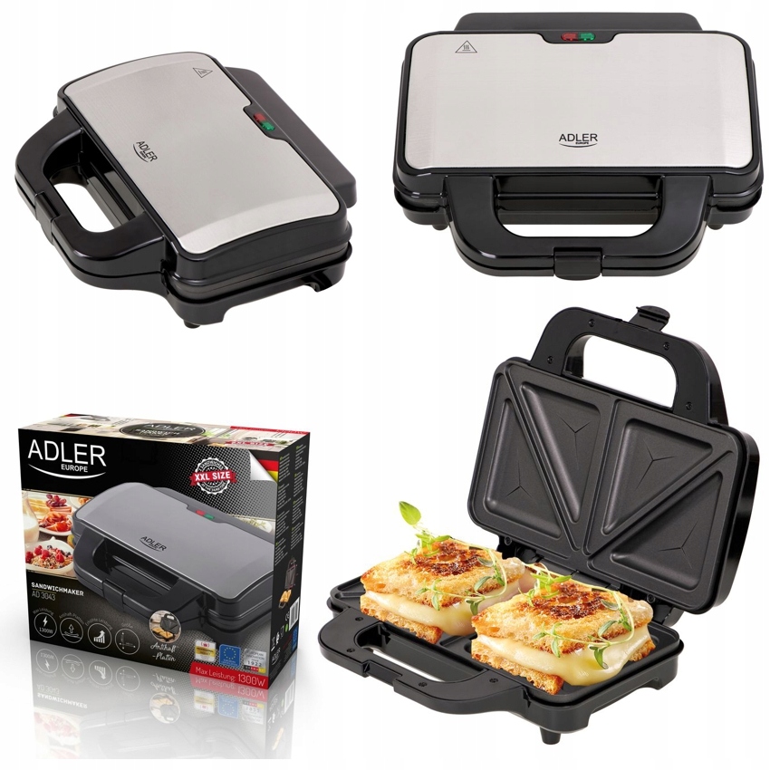 

Opiekacz Rozmiar Amerykański XXL mocny 1300W