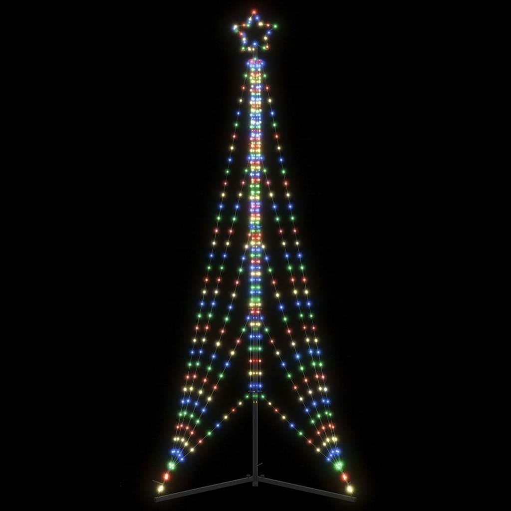 Vánoční osvětlení na stromeček, 525 barevných Led, 302 cm