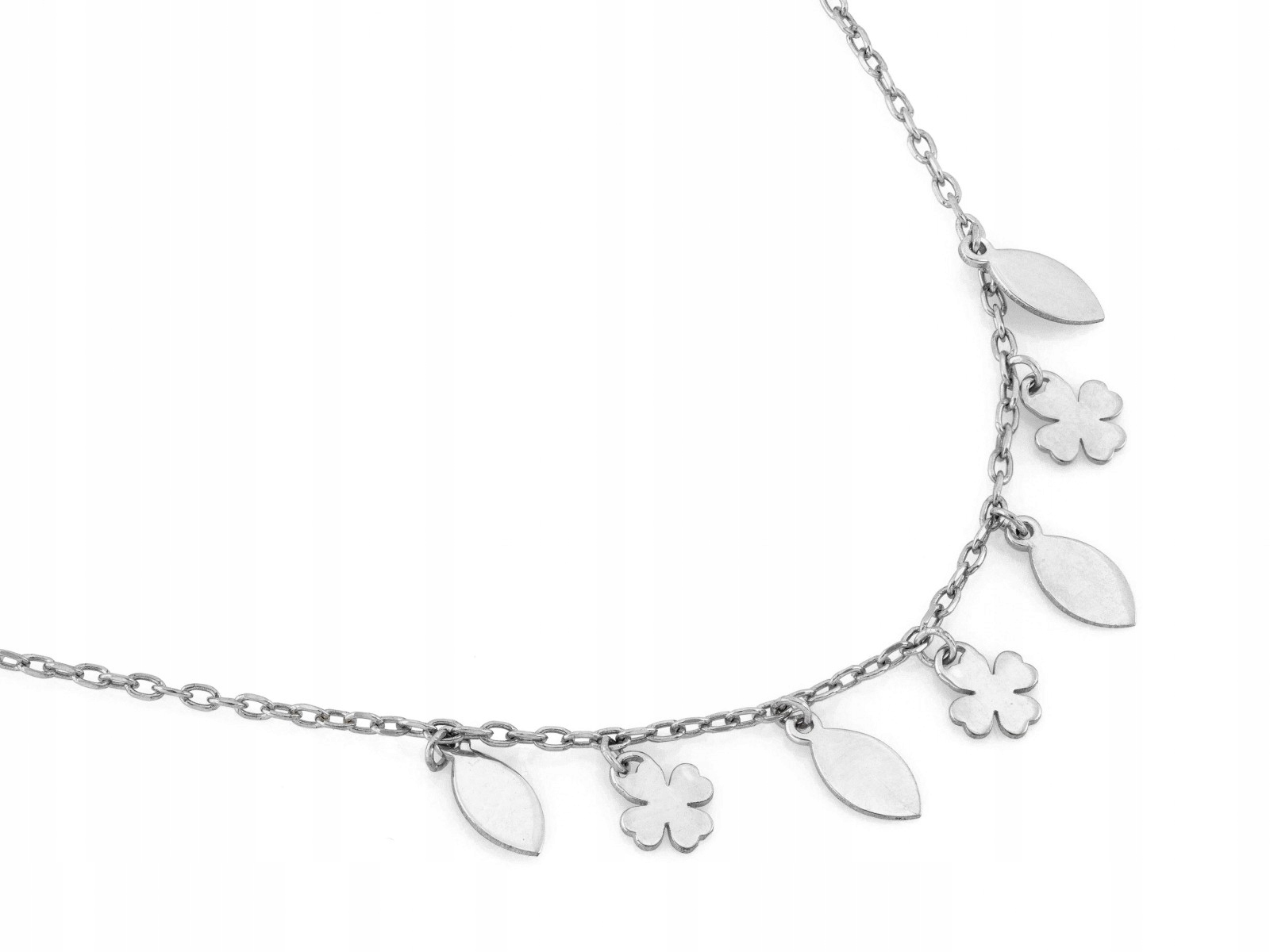 Dámský stříbrný náhrdelník 925 s jetelem je ideální jako dárek