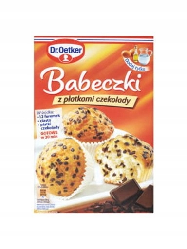 Levně 6 x Bábovky s čokoládovými vločkami Dr. Oetker 300 g