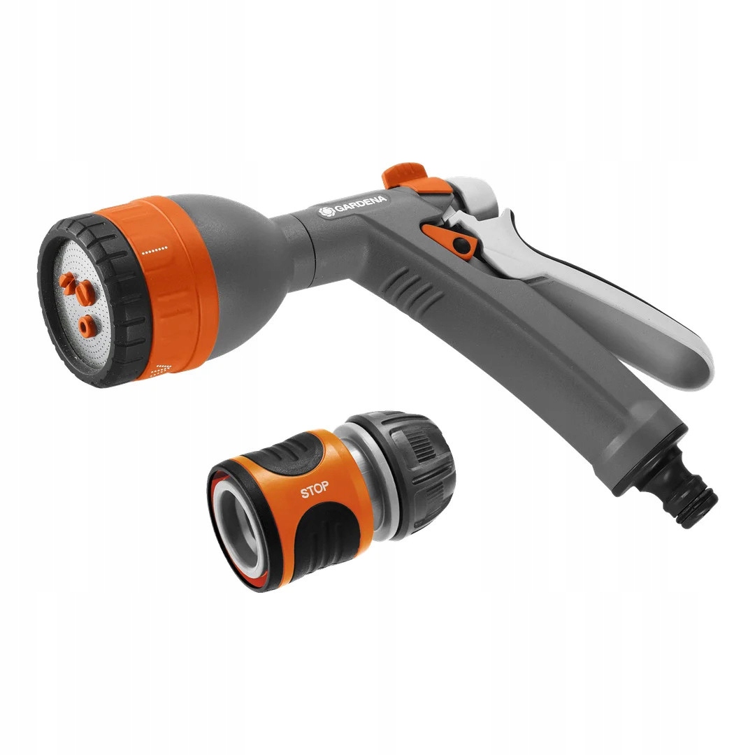 Stříkací pistole Gardena – 4 režimy zavlažování