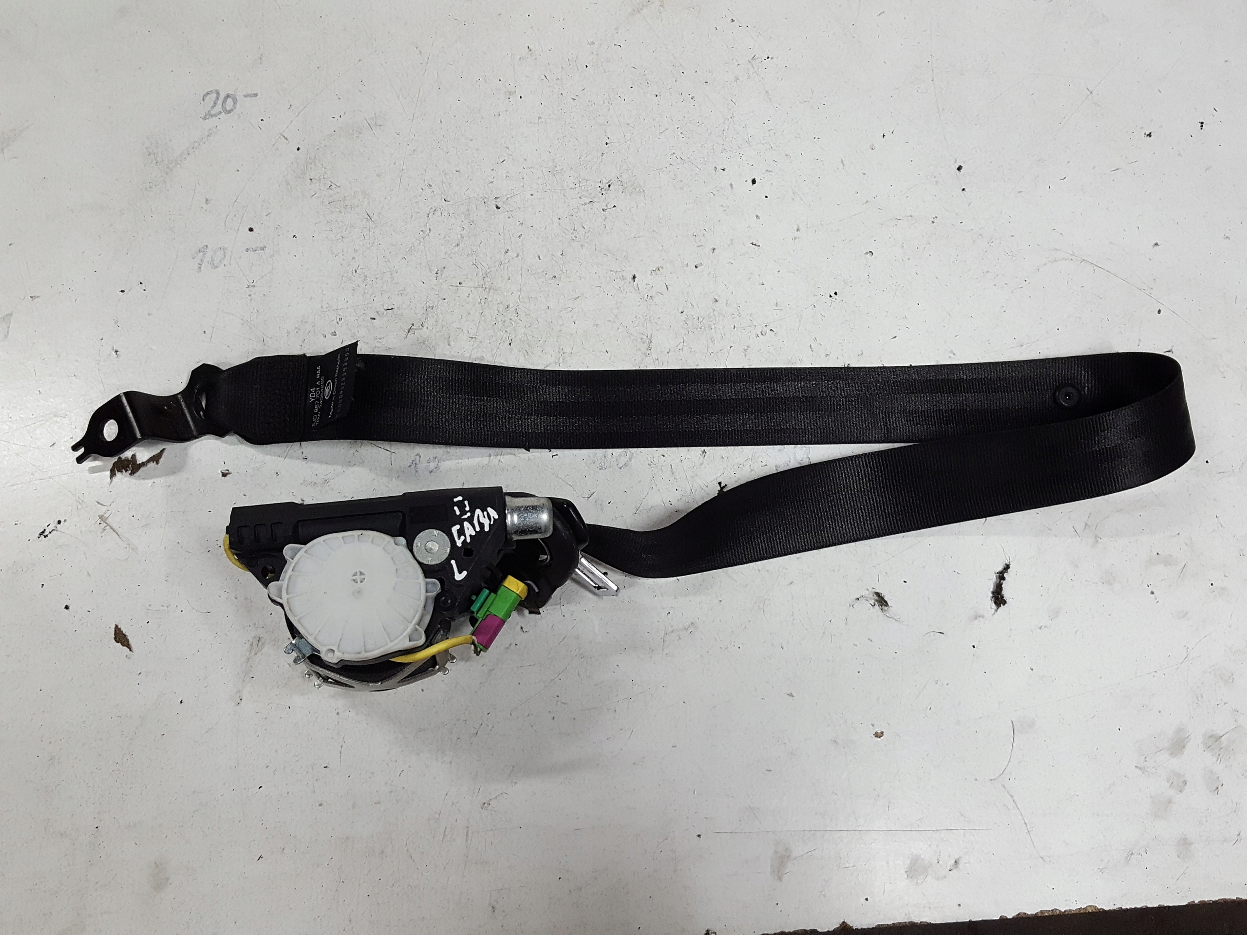 SKODA FABIA 2 II PAS BEZPIECZEŃSTWA LEWY PRZÓD 5D