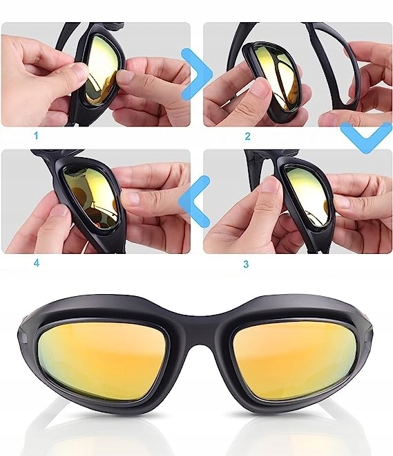 OKULARY POLARYZACYJNE PRZECIWSŁONECZNE TAKTYCZNE SPORTOWE ROWEROWE DAISY C5 Typ ochrony brak informacji