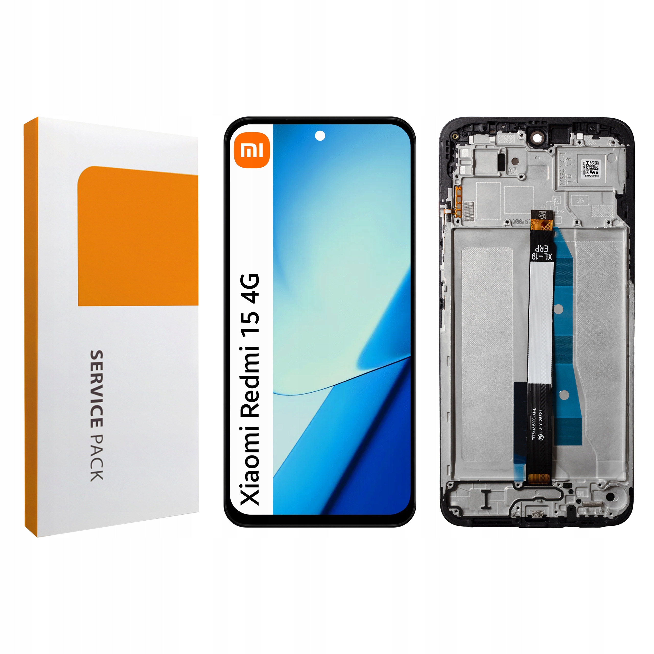 Oryginał Zila do Xiaomi Redmi 15 4G Display Panel LCD Ramka