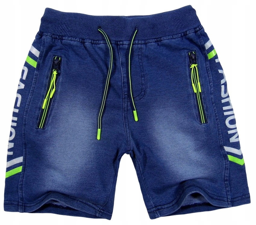 

krótkie spodenki jak jeans 542C Marathon 12Y fluo