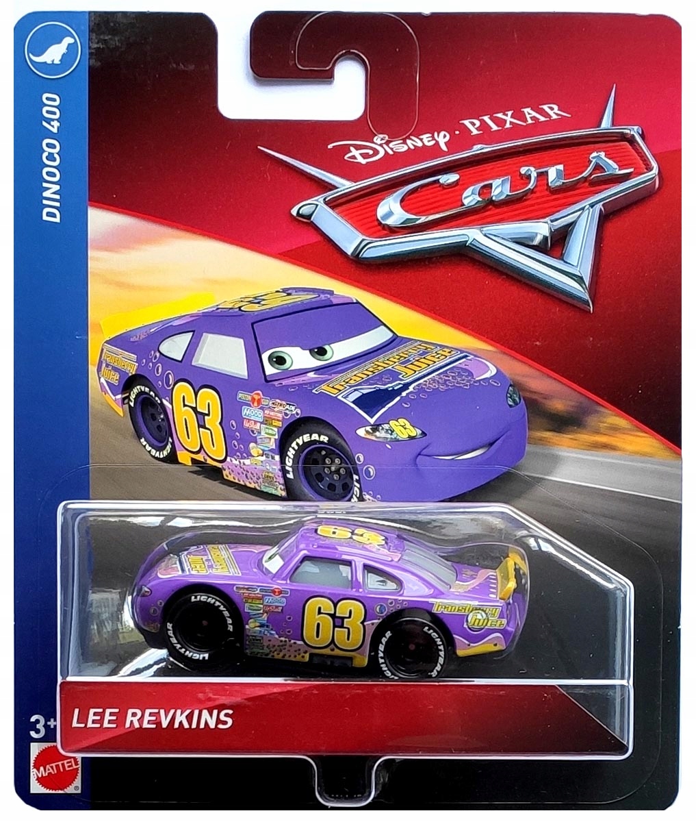 

Mattel Cars Auta Lee Revkins Transberry Juice #63