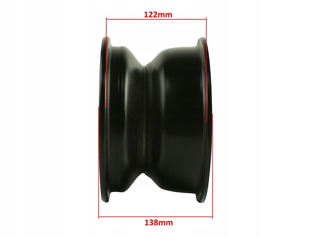 FELGA 8 CALI (8") PRZÓD DO ATV QUAD 3 ŚRUBY