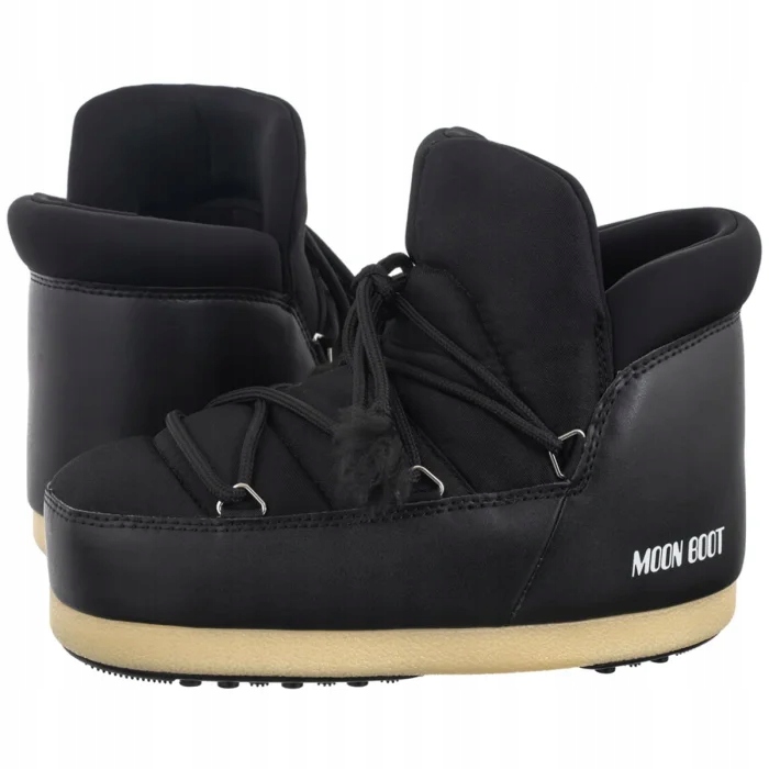 Boty Sněhule Moon Boot Mb Evx Pumps Nylon Black 1470020 N001 Černé