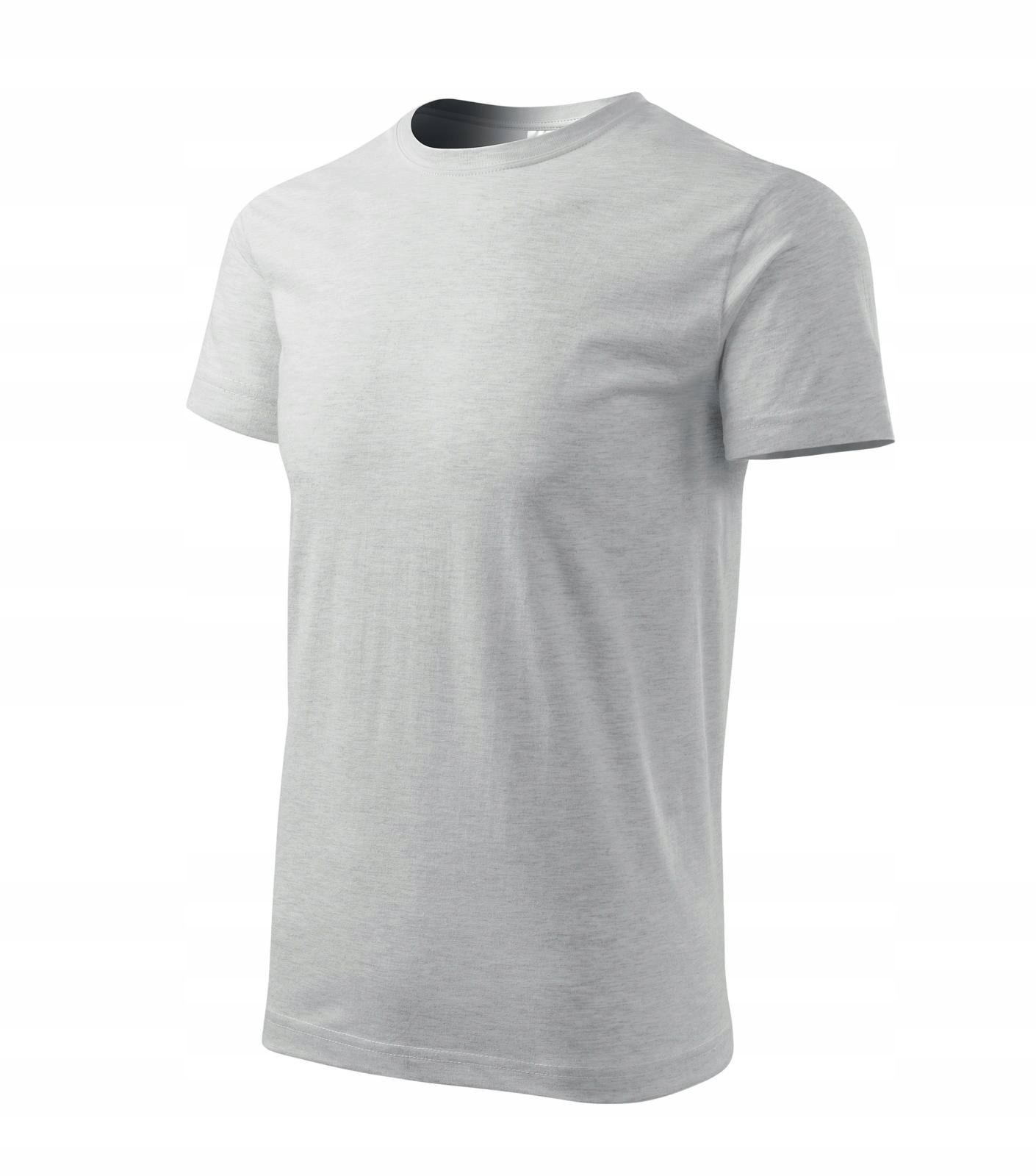 

Koszulka męska T-shirt bawełna Jasnoszary XL