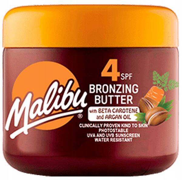 Malibu Bronzing Butter 4SPF Brązujące Masło Do Opalania Przyspieszacz