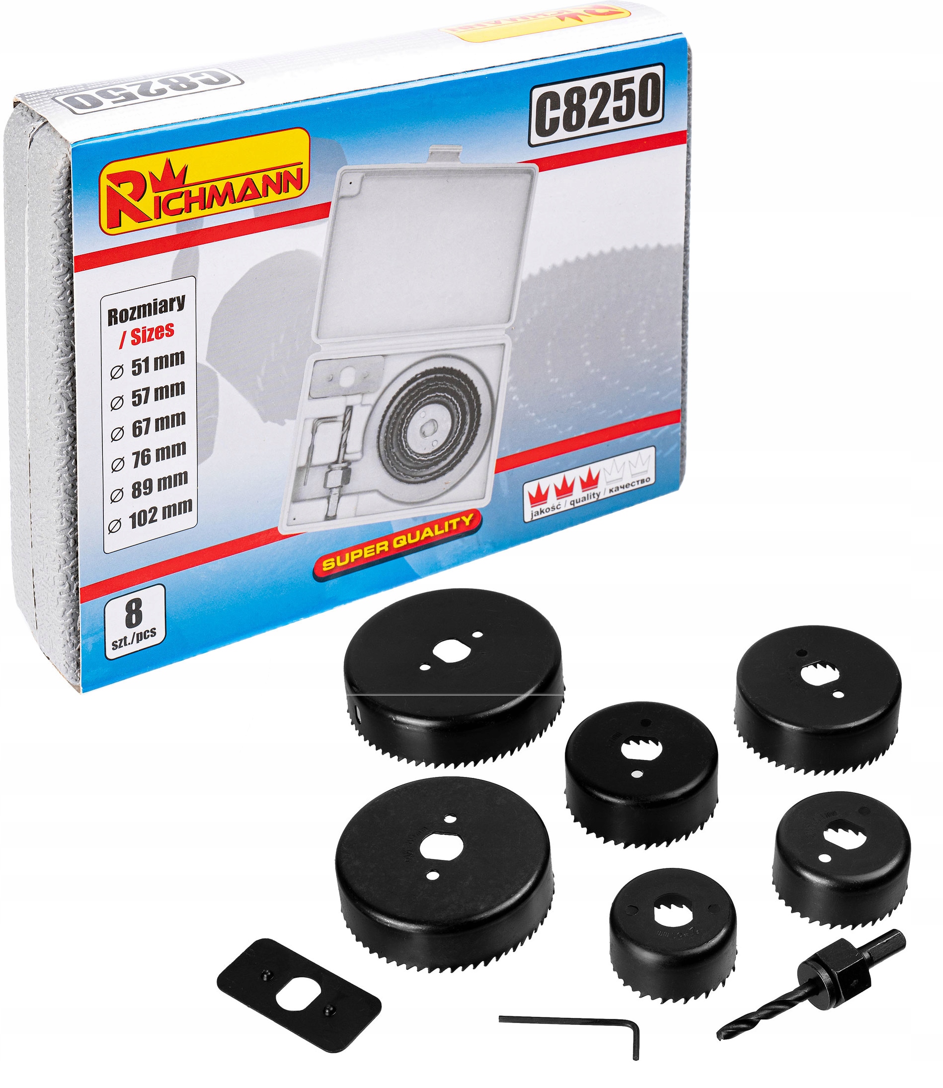 

Corona C8250 Otwornica Gips Karton 8EL 51-102mm