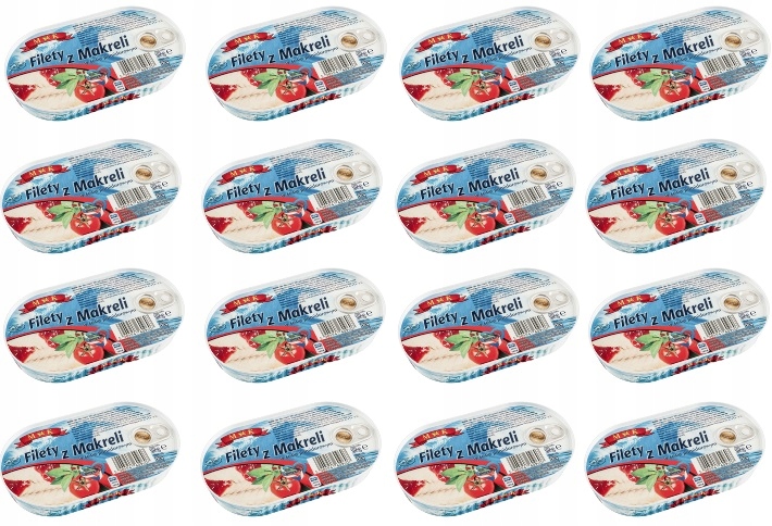 Levně 16 x 170 g Mk Filety z makrely v rajčatové omáčce Karton