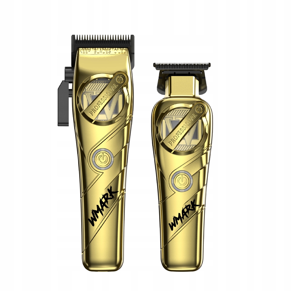 Sada strojek zastřihovač Wmark NG-8613 Zlatý barber kadeřník