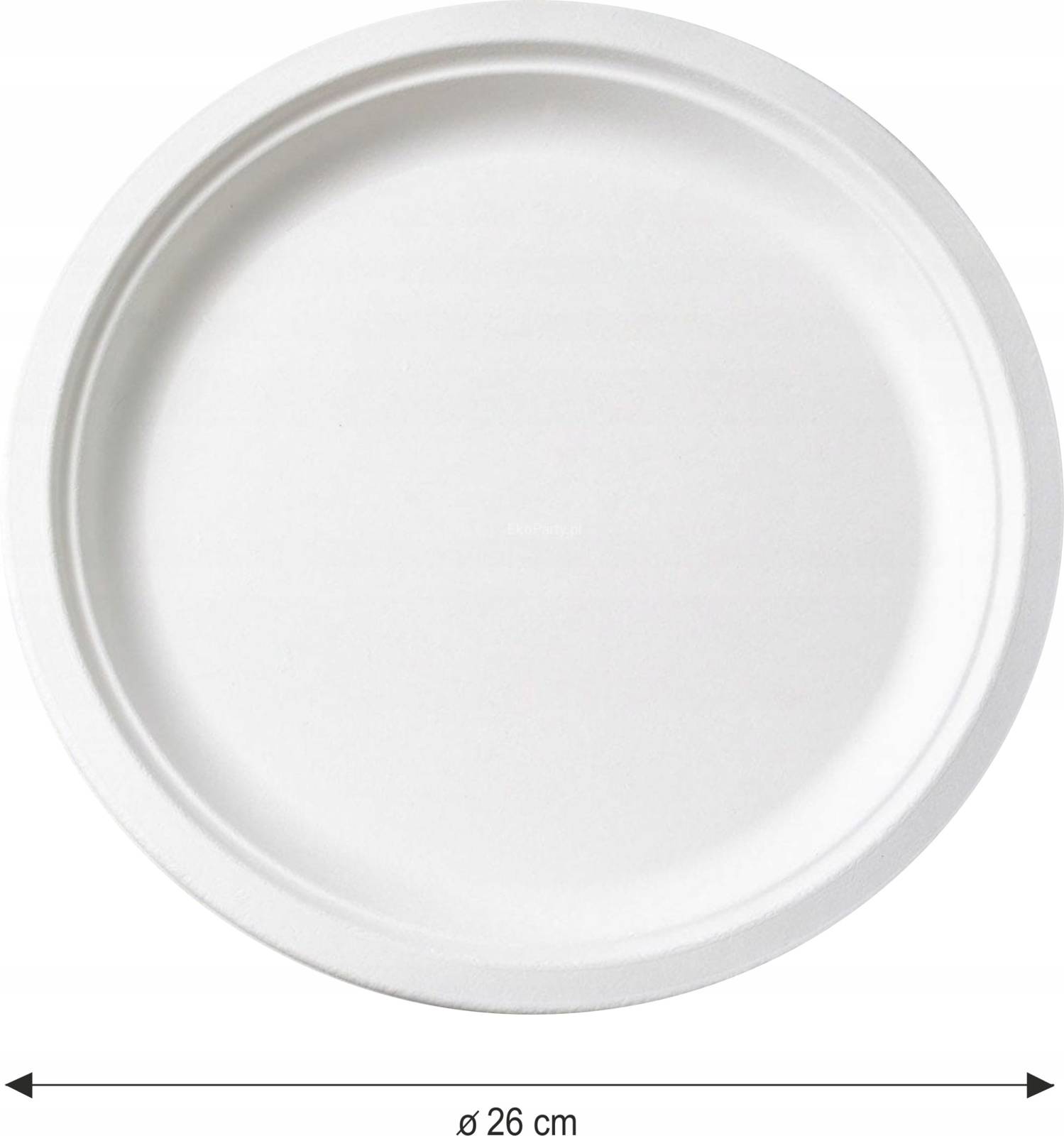 

Talerz Eco Z Trzciny Cukrowej 26cm 50szt