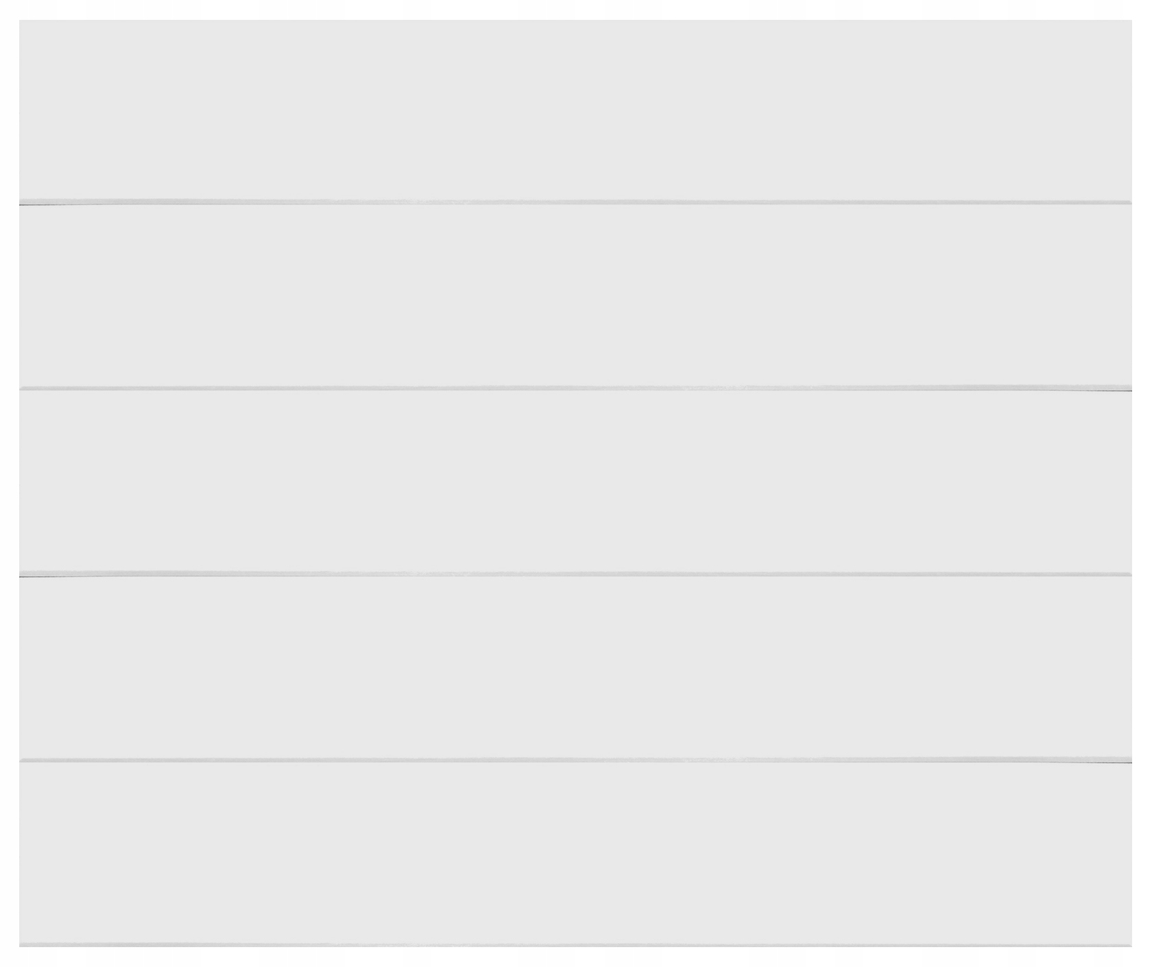 Panele Białe Sufitowe deska kasetony P08 2m2 Grubość 4 mm