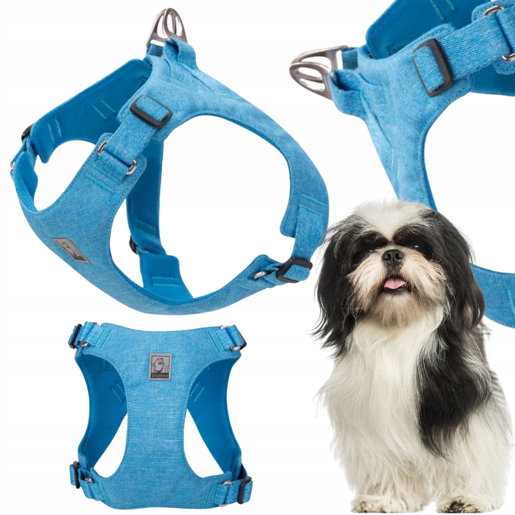 Levně Obojky Pro Psa Ultralehké Jemné Truelove Wings Eco Modré Xs