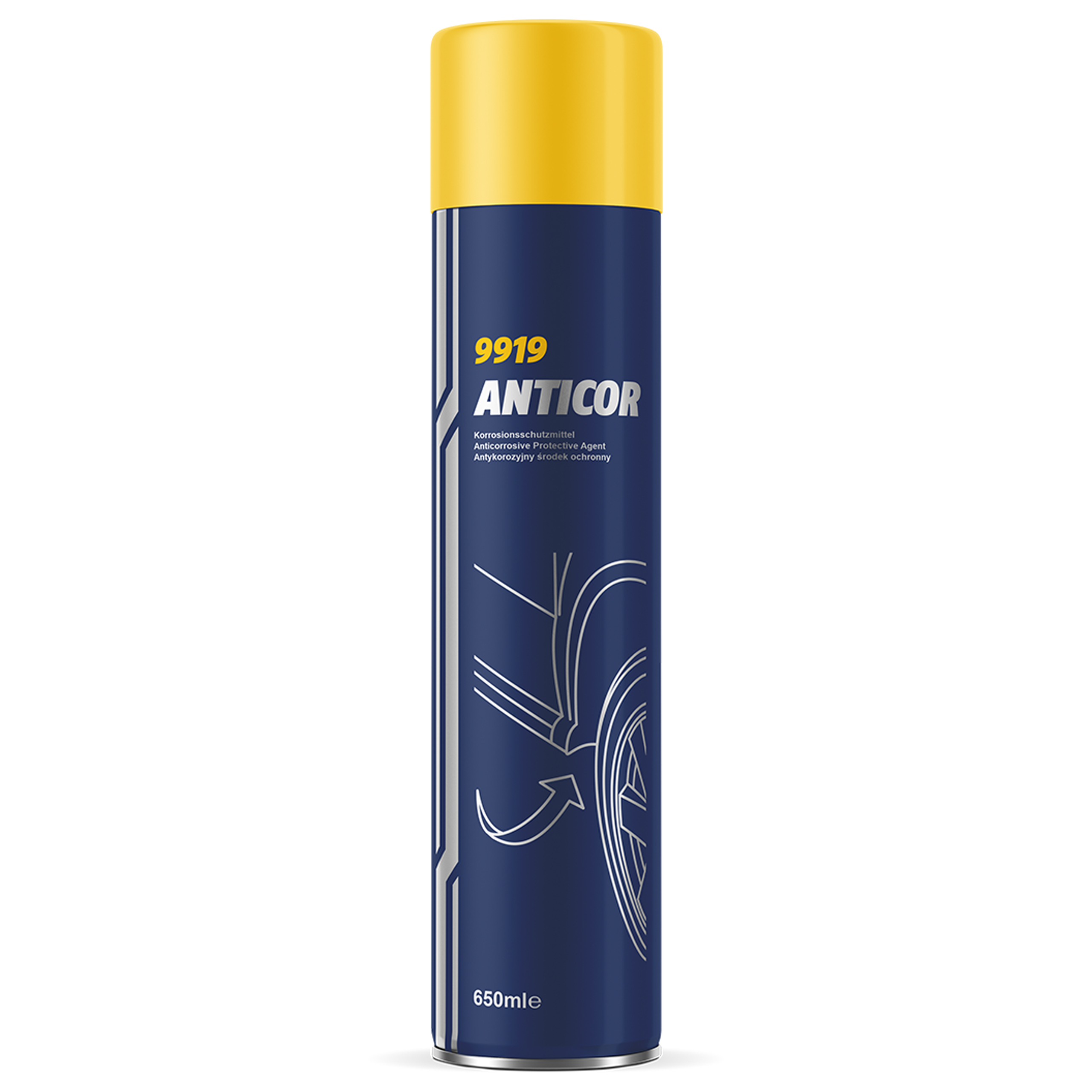 Środek do konserwacji podwozia antykorozyjny Mannol Anticor 650ml
